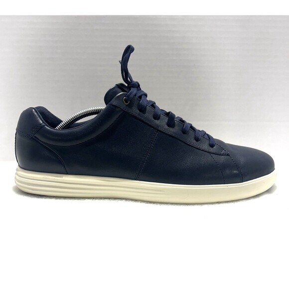 Cole Haan Mens Reagan Grand Os Sneakers Shoe Navy Blue Leather C32502 Size 12 M - Picture 9 of 11